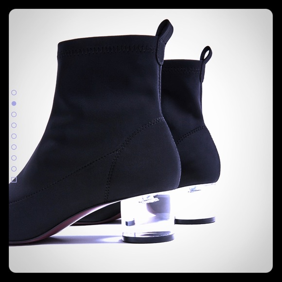 Zara ankle boots with methacrylate heel