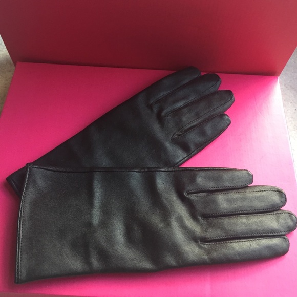 Brown Leather Gloves with Cheetah Print Lining