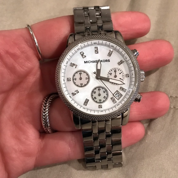 Silver Michael Kors watch