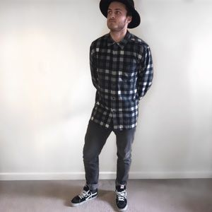 Quiksilver Flannel in Black & Gray