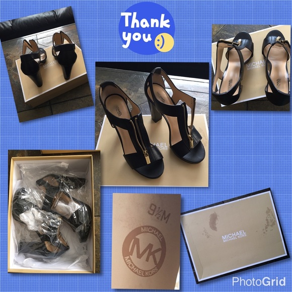 Michael Kors Berkley T-strap Platform Sandals