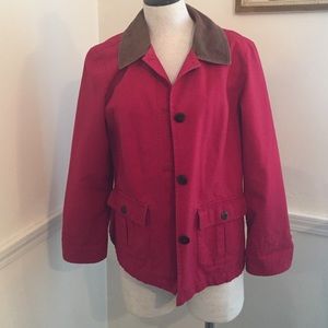 L.L. Bean red jacket, petite medium