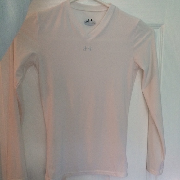 Youth Under Armour White Heat Gear Longsleeve