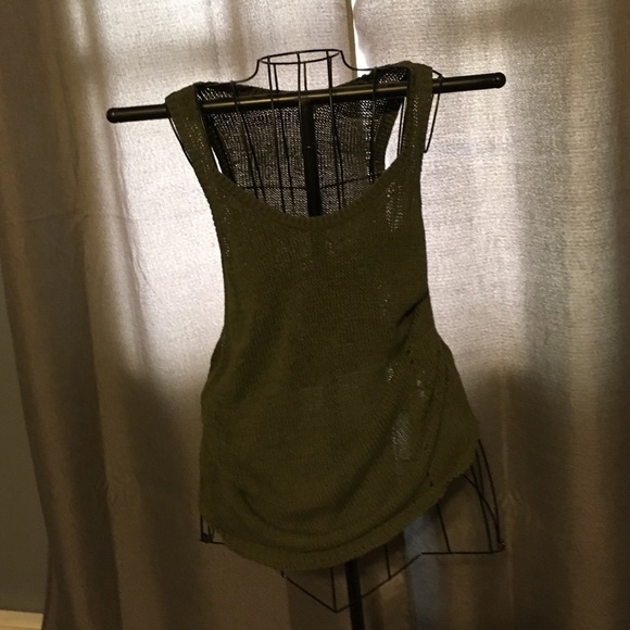 Sweater tank top