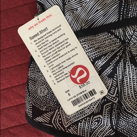 Lululemon Speed Short - Picture 3 of 3