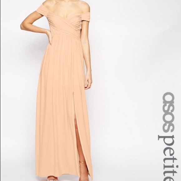 ASOS PETITE Bardot Ruched