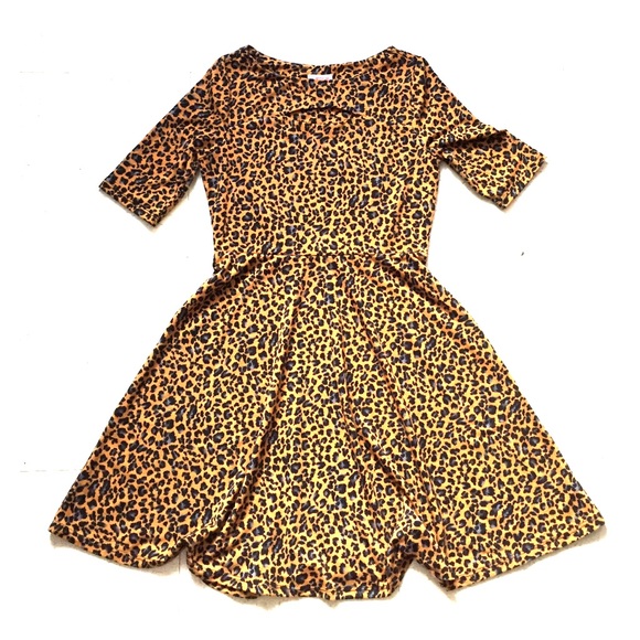 3/4 sleeve skater dress