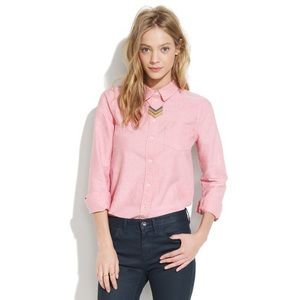 Madewell Purple True Love Shrunken Oxford - Medium