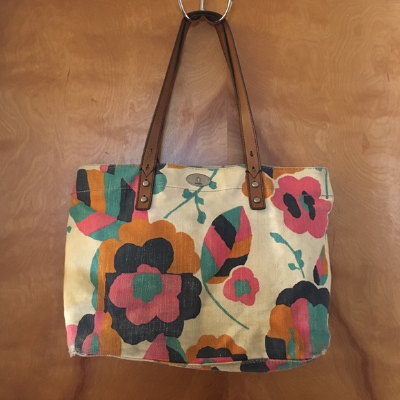 Floral Fossil Tote