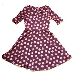 3/4 sleeve skater dress
