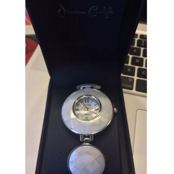 Jessica Carlyle Women's Mother of Pearl Watch NEW