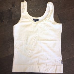 Burberry white tank top