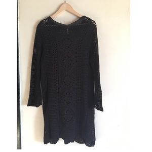 Free people, crochet dress.