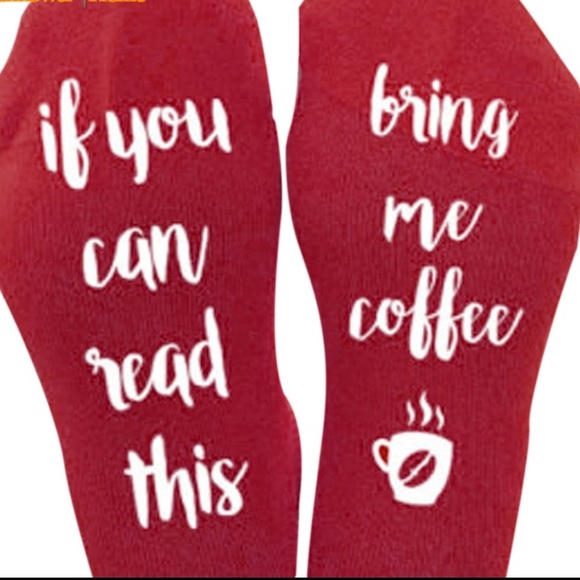 Accessories - If you can read this...bring me coffee socks