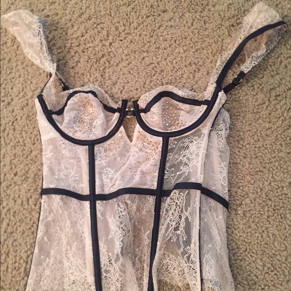 Victoria's Secret lingerie. Corset top.