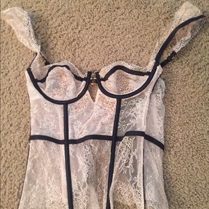 Victoria's Secret lingerie. Corset top.