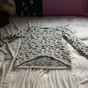 Fuzzy High Low Sweater