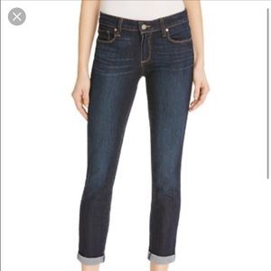 Paige Kylie Crop Roll Jeans in Duncan | New