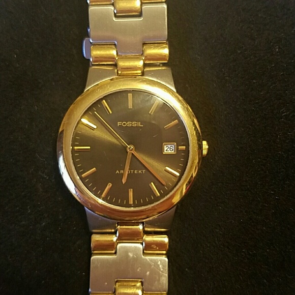 FOSSIL GOLD TWO TONE WATCH ( UPDATE) *********** - Picture 2 of 4