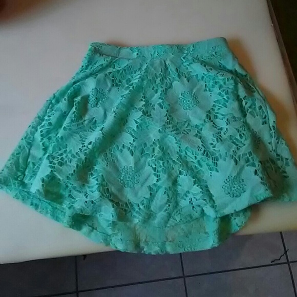 Mint color Girl Skirt