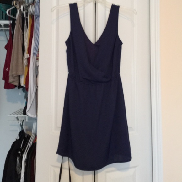 Navy blue tobi mini dress