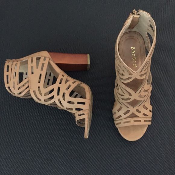 Bamboo Shoes - Bamboo Caged Sandals from Modcloth