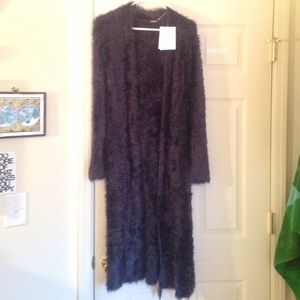 Free people shaggy cardigan
