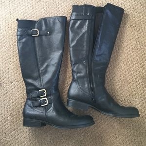 Naturalizer wide calf riding boots 7.5