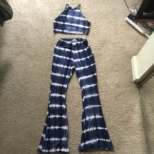 Blue Two Piece