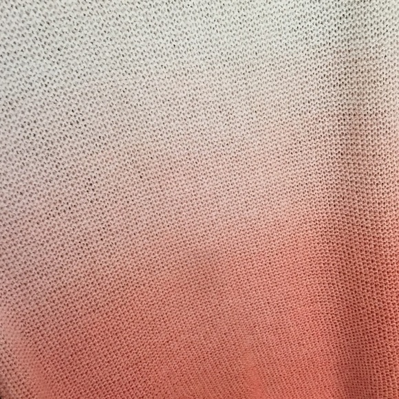 Millau Sweaters - Millau Ombré Pink and White Sweater Millau Sweaters - Millau Ombré Pink and White Sweater