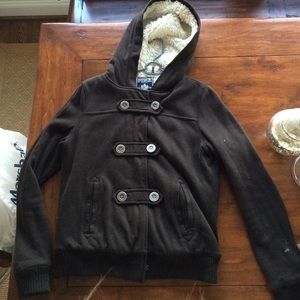 Rare VS Pink faux fur jacket