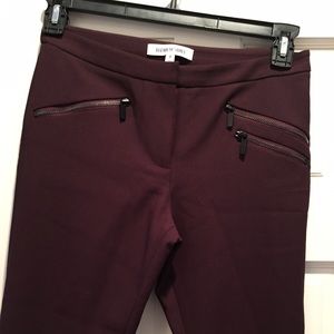 Maroon Elizabeth and James skinny pants