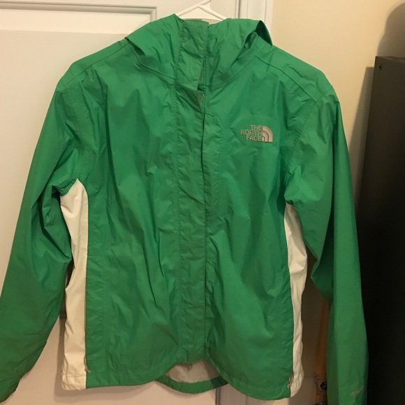 North face Green Rain jacket