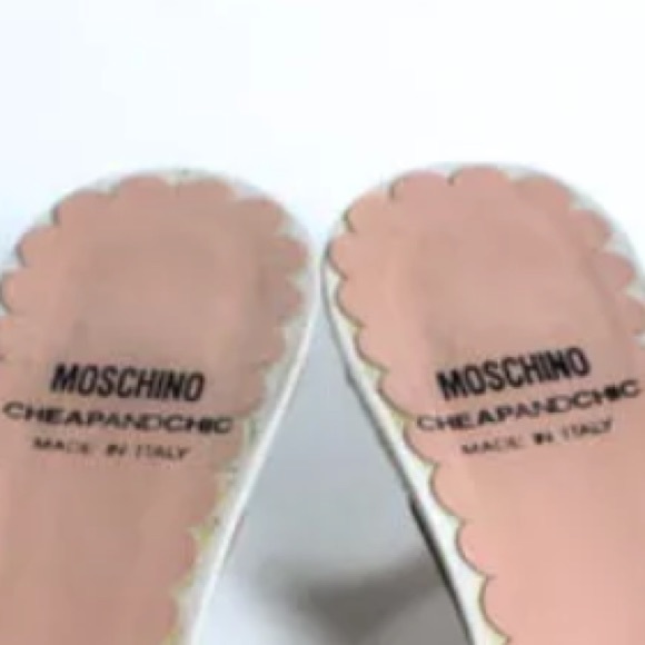 MOSCHINO CHEAP AND CHIC SLIDES/ HEELS SZ 36 - Picture 3 of 5