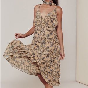 FOR LOVE AND LEMONS PIA DRESS IN MUSTARD