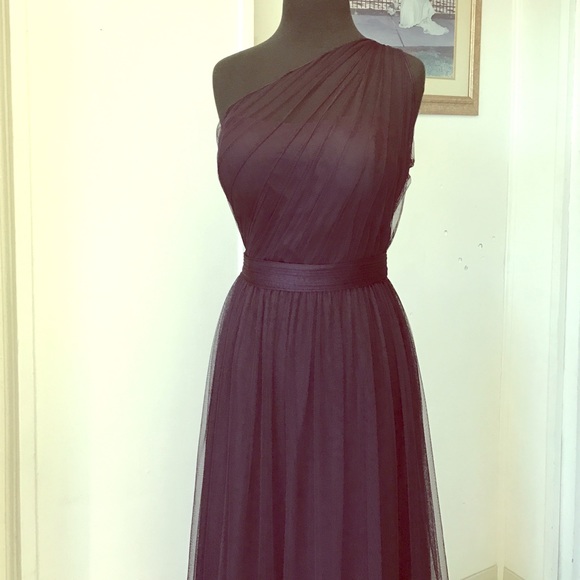 Dresses & Skirts - Jersey net plum gown