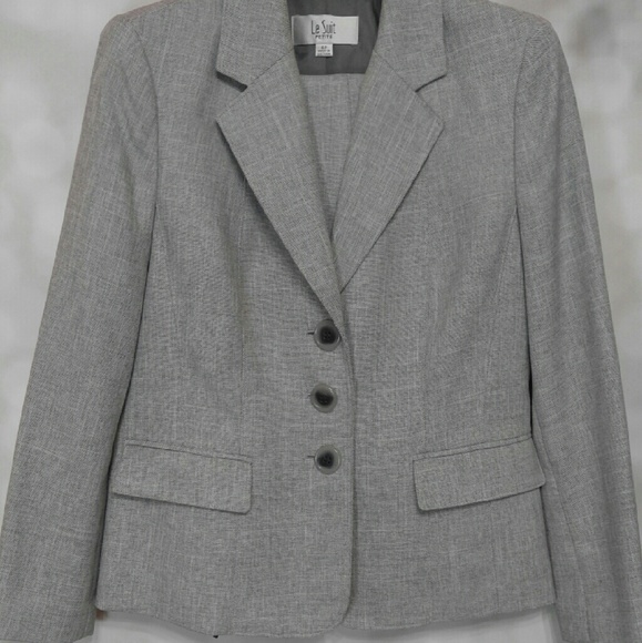 Le Suit Skirt Suit 6P Petite