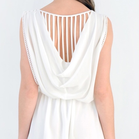 🌹LAST ONE🌹Dressy Back Romper - Picture 2 of 2