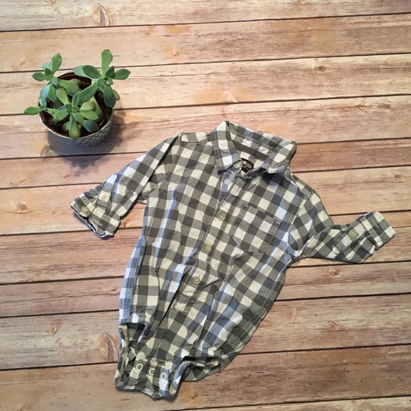 Button down onesie