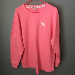VS Pink Long Sleeve Crew