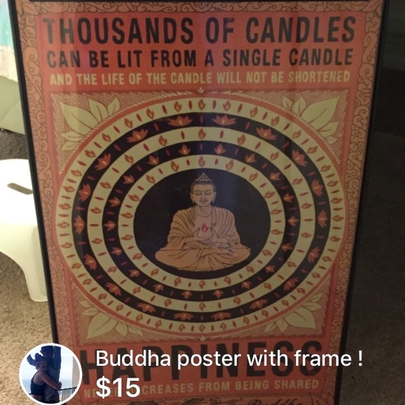 Poster. Frame not included (would be hard to ship)