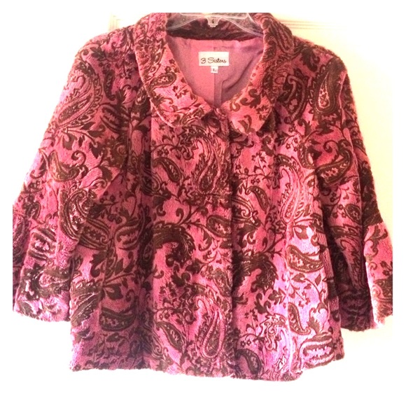3/4 length 100% polyester cardigan