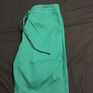 Green scrub pants!