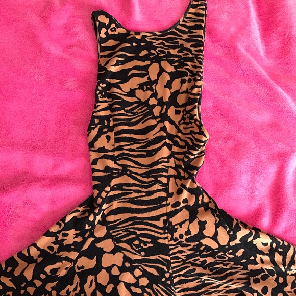 🔥Animal print skater dress