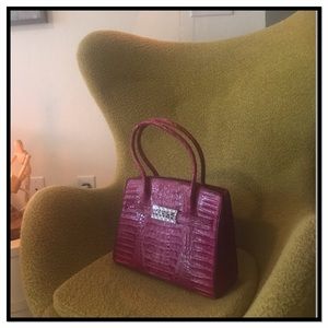 ❗️New❗️luxury GENUINE  crocodile leather handbag