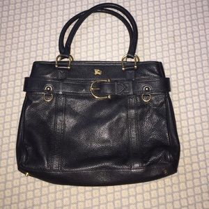 Black Burberry purse