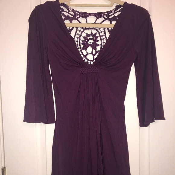 Sky brand purple dress size small.