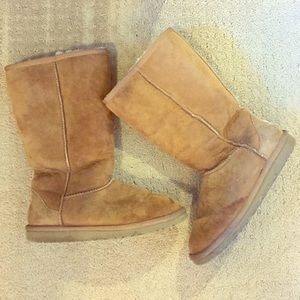 Chestnut tall ugg boots