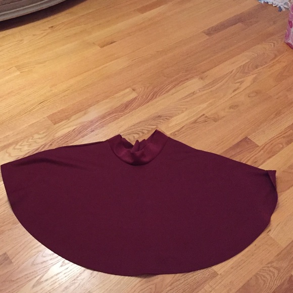 Maroon skater skirt