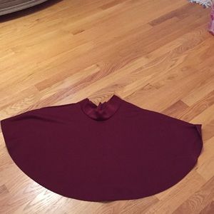 Maroon skater skirt